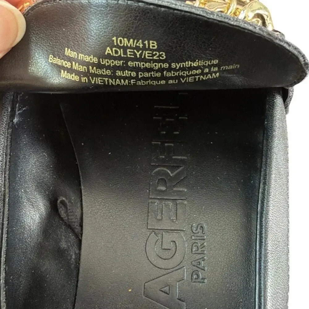 Karl Lagerfeld Black Loafers